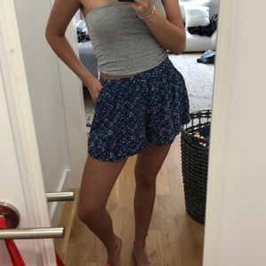 Flowy blue hollister shorts